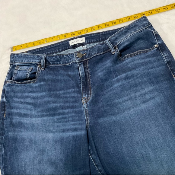 Lane Bryant Blue Denim Jeans Size 22 High Rise Straight - Picture 4 of 8